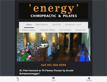 Tablet Screenshot of energychiropracticpilates.com